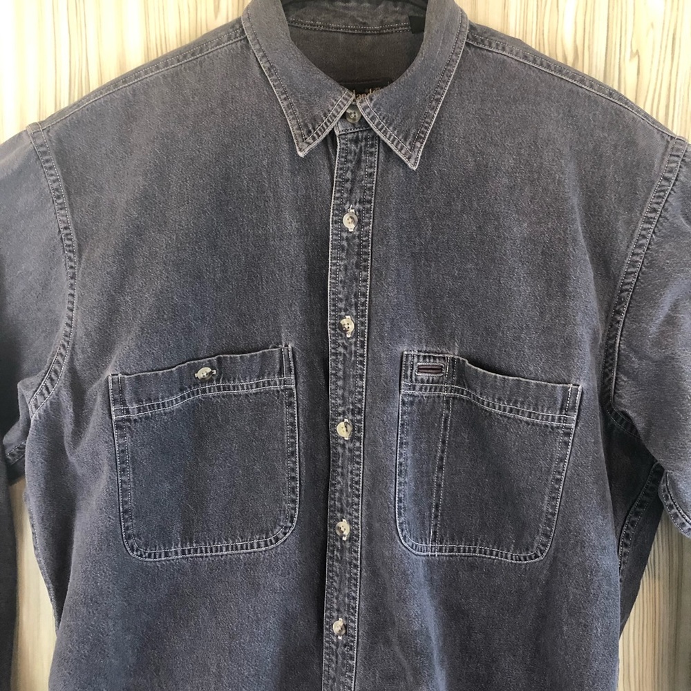 Timberland WeatherGear Denim Button Front Shirt